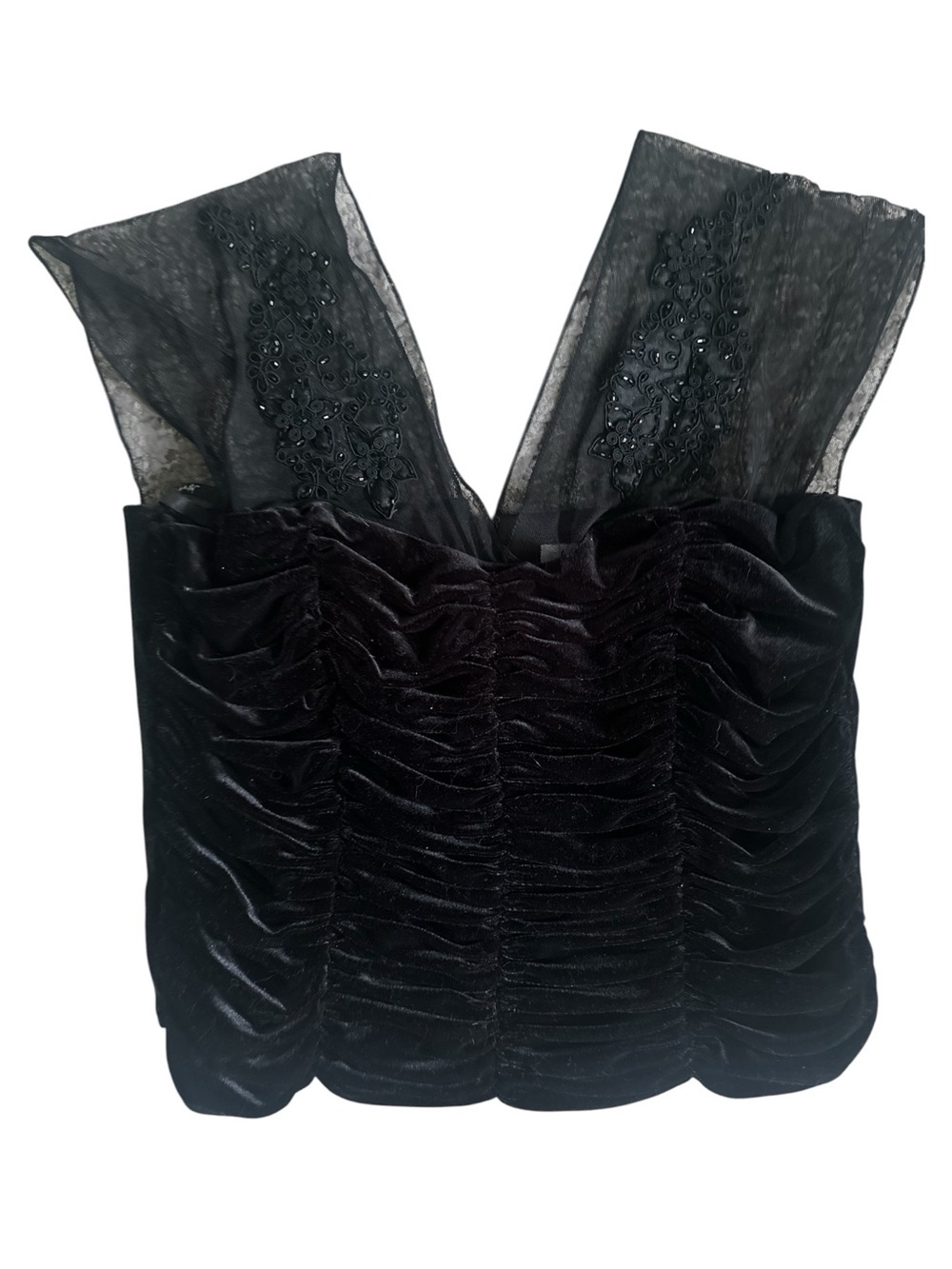 Jeffrey & Dara Evenings Top Black Size 14